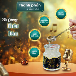 yến chưng chill nhân sâm 30%