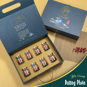 Hộp Tinh Hoa 8 Hũ Yến Chưng Thượng Hạng Đường Phèn 1380mg